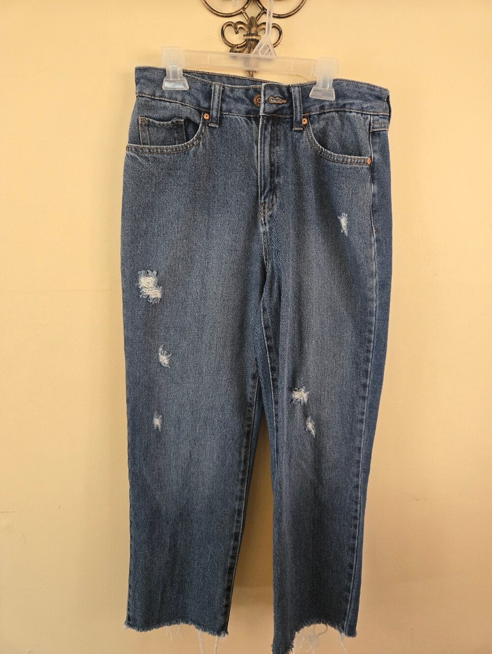 Women’s Casual Distressed Blue Jeans